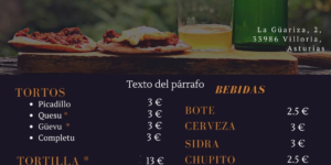 pa picar en el merendero villoira