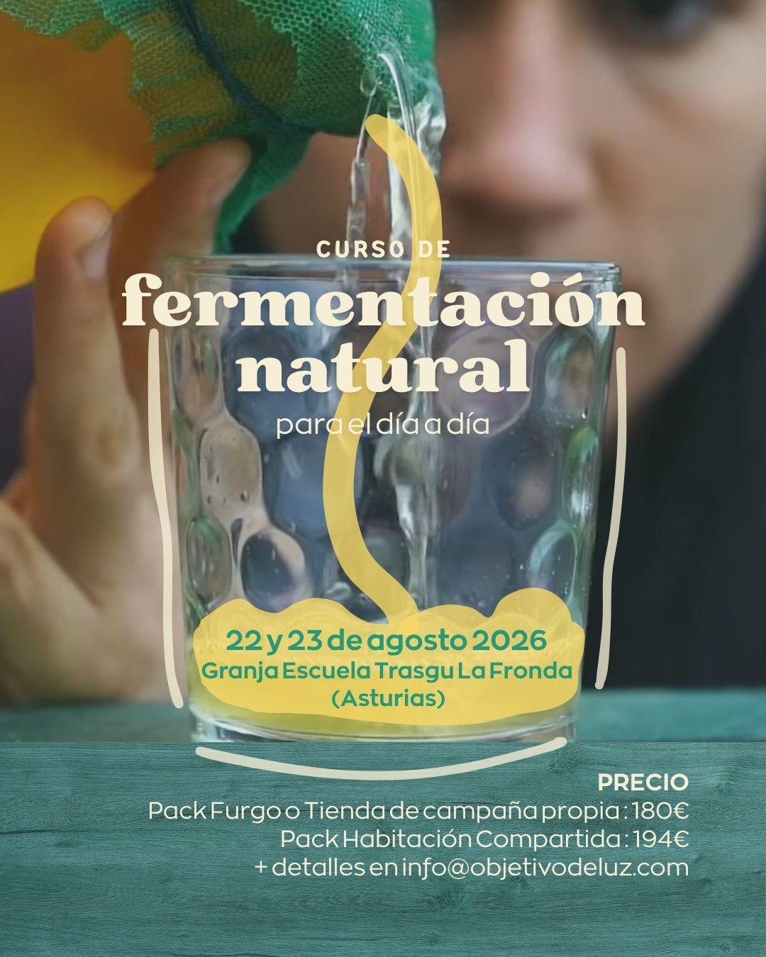 Curso de fermentación natural kefir