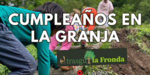 Cumpleaños de niños en un granja escuela